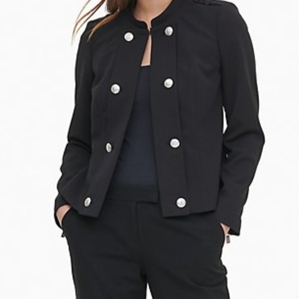CALVIN KLEIN MILITARY STYLE DOUBLE BREASTED JACKET
